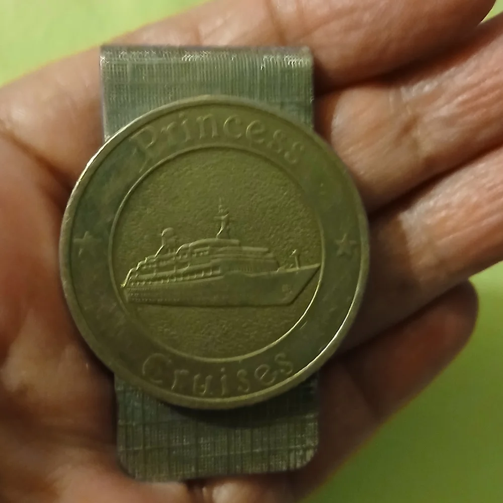 Vintage money clip Princess Cruises